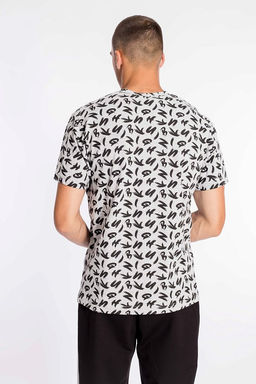 Футболка М12016д Серый - Елена фото 3