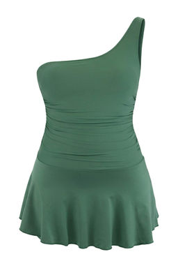 Zumrut Yesili Tek Omuz Kapl? Sort Etek Basic Mayo TBESS25MA00061 - Trendyolmilla фото 5