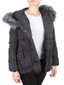 15133 BLACK Куртка зимняя женская (200 гр. холлофайбера) - Fashion фото 6