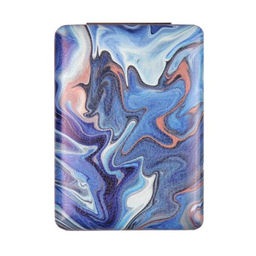 Зеркало карманное 6х8,5 см / GT354 /уп 50/300/ кожзам, стразы микс - Галеонтрейд фото 6