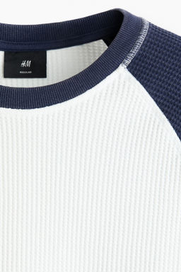 Camiseta en punto gofrado Regular Fit - H&m фото 3