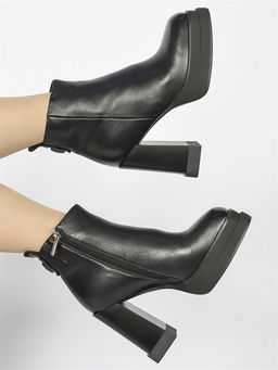 Ботильоны стильные зимние M367