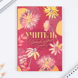 Подарочный набор, ежедневник, мыльные лепестки «Учитель - источник мудрости и знаний»