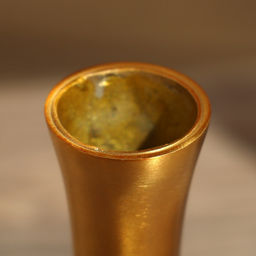 Ваза «Леон», 7×7×17 см, алюминий