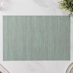 Набор салфеток сервировочных Доляна Энн, 4 шт, 3045 см, цвет серо-голубой  фото 5