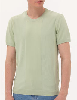 Su Ye_ili Slim Fit Bisiklet Yaka Triko Ti__rt - Pierre cardin фото 6