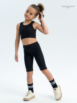 Костюм Тренд лапша черный - Sovalina фото 19