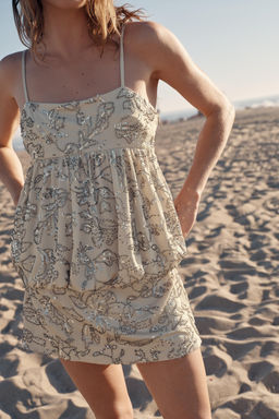 VESTIDO MINI ABALORIOS / Plata - Zara фото 2