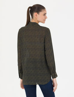 Kahverengi Comfort Fit Uzun Kollu G_mlek - Pierre cardin фото 5