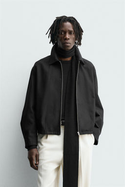 TEXTURED ZIP-UP JACKET - Zara фото 2