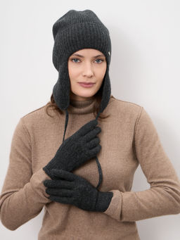 Перчатки из кашемира ULkos антрацит