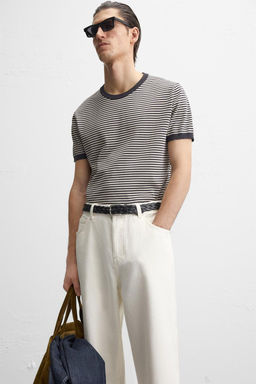 STRIPED KNIT T-SHIRT - Zara фото 5