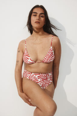 Top de bikini triangular con relleno - H&m фото 8