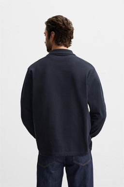 TEXTURED PIQUE POLO SHIRT - Zara фото 3