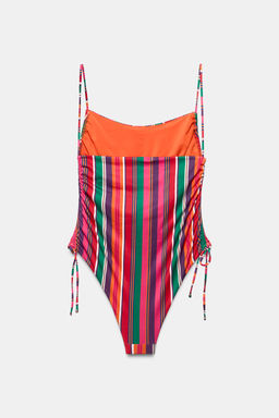 BA?ADOR ESTAMPADO RAYAS FRUNCES LATERALES / Multicolor - Zara фото 7