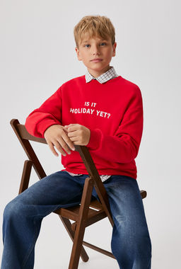 ACOOLA / Джемпер детский для мальчиков Gryla красный  фото 6