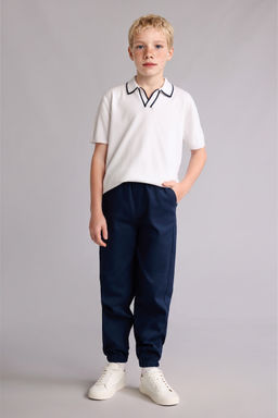 Lastikli Pa_a Jogger Pantolon Erkek _ocuk