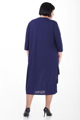 Платье, скрывающее живот, нарядное - Almond фото 2