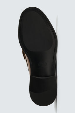 LEATHER PENNY LOAFERS - Zara фото 4