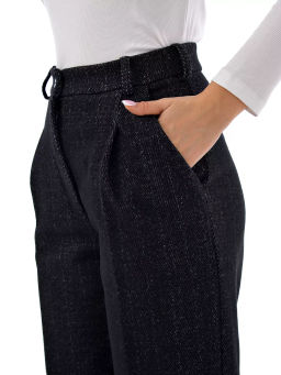 Теплые брюки из драпа c высокой посадкой - А+б коллекция фото 24