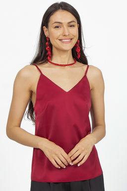 Топ Луиджи (бордовый) - Эльза фото 2