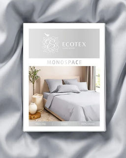 Постельное белье Моноспейс 2сп Max + 4 наволочки, серый - Ecotex фото 12