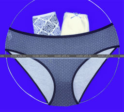 Цена за 3 шт. Трусы женские DOMINANT Турция большие размеры высокая посадка Неделька - 3 шт. арт. 55000-325 2XL (50)