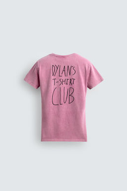 CAMISETA ILUSTRACI?N SPACE JAM &  X DYLAN?S T-SHIRT CLUB X ZARA / Rosa  фото 3