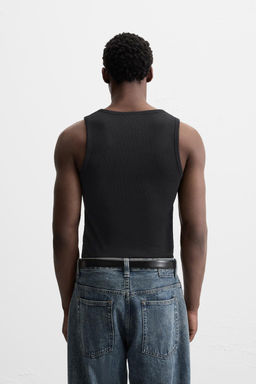 BASIC RIBBED TANK TOP - Zara фото 3