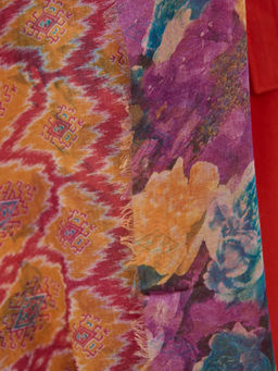 Оригинальный двусторонний платок.Обработка края-бахрома. - Tantino фото 6