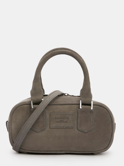 Женская сумка с ручками CALZETTI JADE Артикул 4741867, зеленовато-серый  фото 2