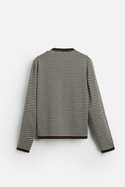 STRIPED JACQUARD SWEATER - Zara фото 7