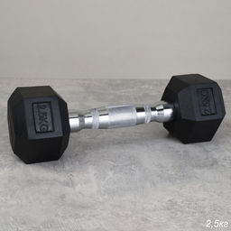 Гантель гексагональная Woohooo Pump / WP-2,5B / 2,5 кг / черный / уп2