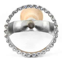 Штамп металлический для пельменей д6см h10см, деревянная ручка (Китай) - Домашняя мода фото 3