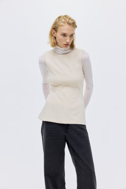 Top en punto roma con peplum - H&m фото 4