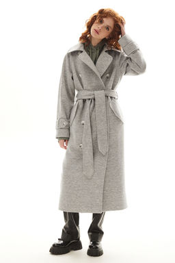 Пальто Golden Valley 7139-1 серый