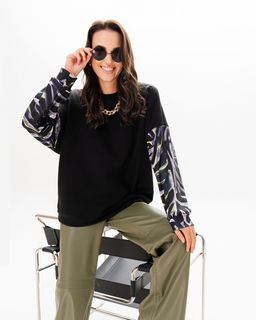 Свитшот с принтованными рукавами SSR003 - Sahar art lab фото 3