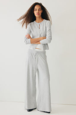 Pantal?n gofrado con cord?n de ajuste - H&m фото 4
