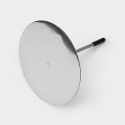 Цена за 20 шт. Гвоздь кондитерский для цветов, d=7 см, h=7 см, нержавеющая сталь, серебристый