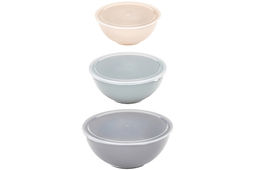 Набор салатников 3 пр. 1,15 л, 2 л, 3,35 л с крышками, пластик - Elan gallery фото 6