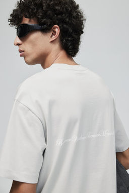 Camiseta con motivo estampado Loose Fit