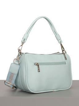 LACCOMA сумка Айлин-Ф826-голубой эко кожа хлопок фото 4