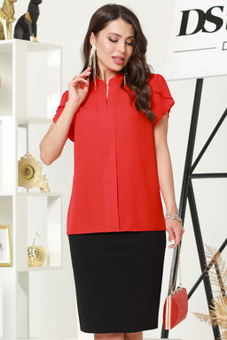 Блузка Шарлиз, рэд - Dstrend фото 3