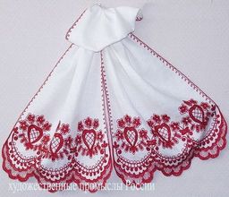 Рушник льняной с вышивкой модель 219Т лен 100% - Лен поволжья фото 3