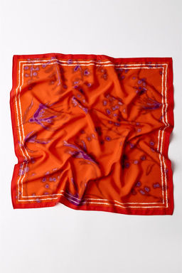 PRINTED SATIN SCARF - Zara фото 3