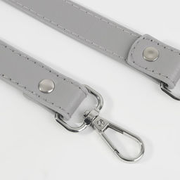 Ручка для сумки, с карабинами, 60 1 см 2 см, цвет серый - Арт узор фото 3