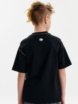 PELICAN, футболка для мальчиков, Черный  фото 2