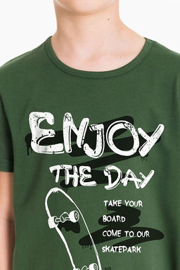 Футболка М225066Па хаки