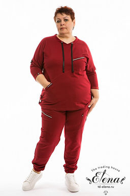 Костюм М320120е Бордовый