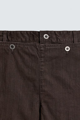 PANTAL?N RELAXED FIT BOLSILLO PETO / Marr?n - Zara фото 10